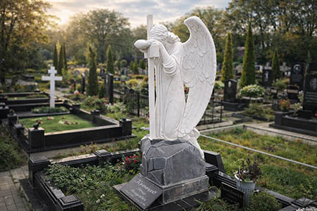скульптура в мемориальном пространстве