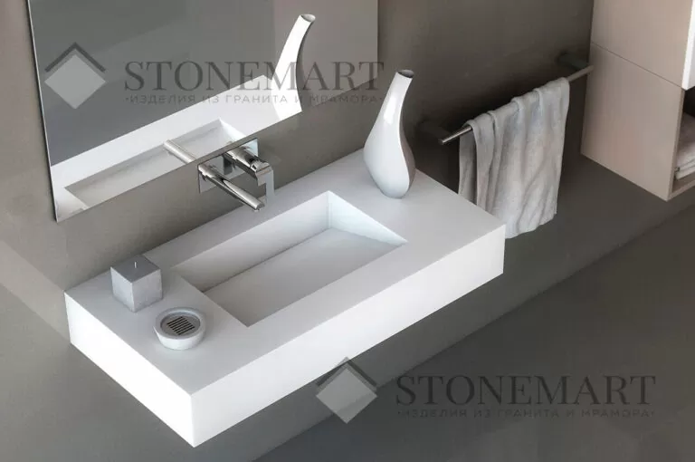Умывальник из кварцита Silestone